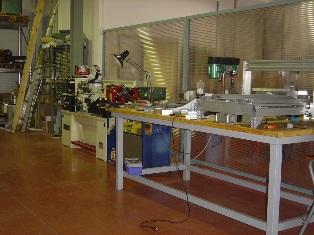 Officina CNIKA, area di lavorazione