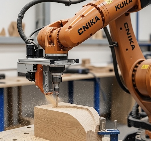 Robot di fresatura CNIKA R25 in officina